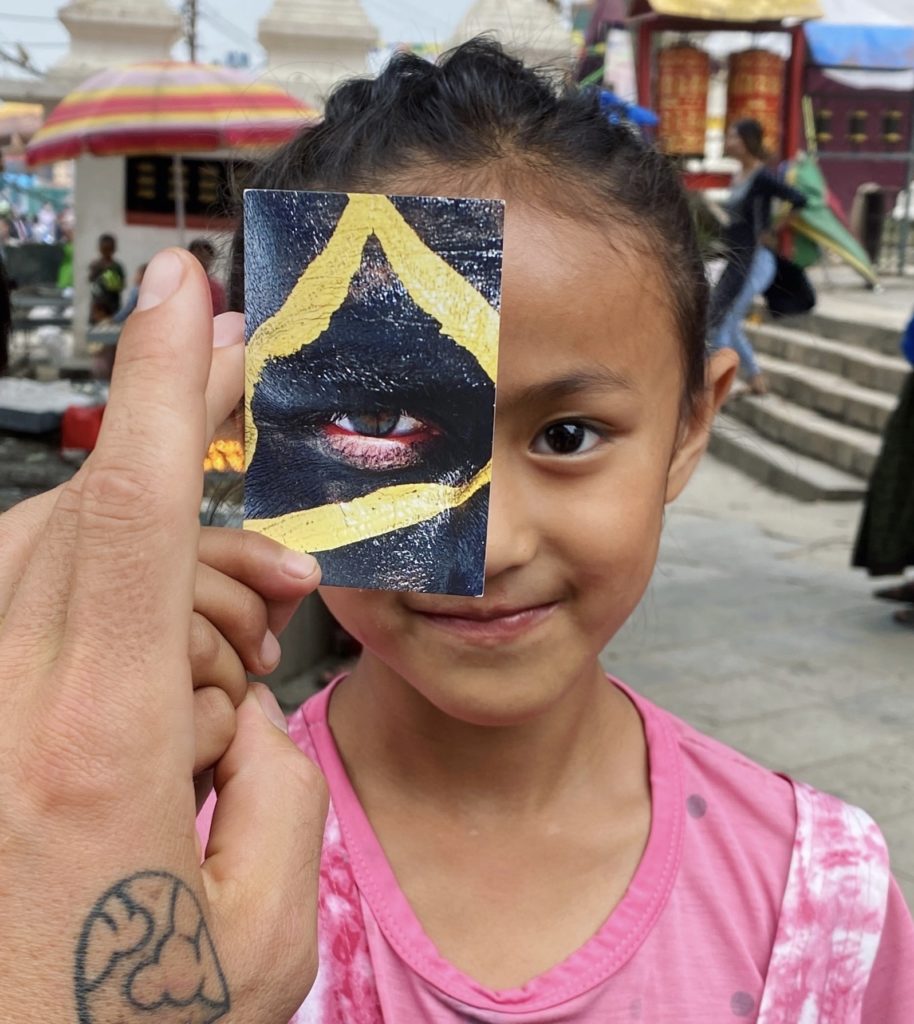 Young girl shot in Kathmandu by thomas iser