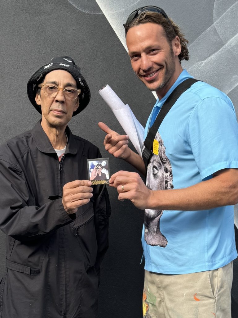 Futura 2000 and Thomas iser in Miami during Art Basel